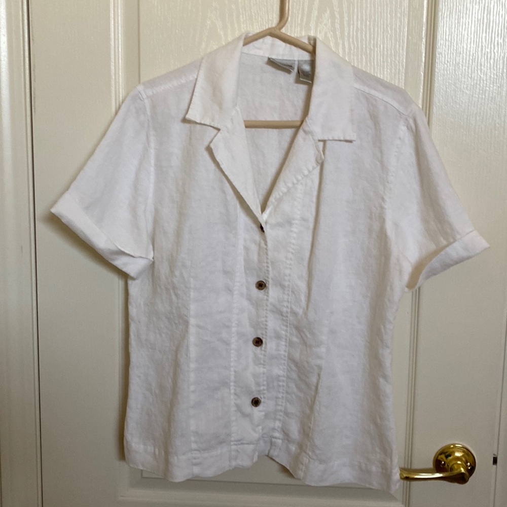 Chicos linen top